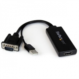 StarTech Accessory VGA2HDU VGA to HDMI Adapter w USB Power & Audio 1080p RTL [Item Discontinued]