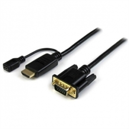 StarTech HD2VGAMM6 6ft HDMI to VGA Active Converter Adapter Cable Retail [Item Discontinued]
