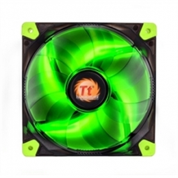Thermaltake Fan CL-F009-PL12GR-A Luna 12 LED Green 3Pin 1200RPM 50.44CFM RTL [Item Discontinued]