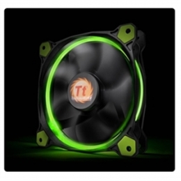 Thermaltake Fan CL-F038-PL12GR-A Riing 12 LED Green 3Pin 1500RPM 40.6CFM RTL [Item Discontinued]