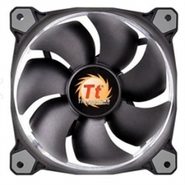 Thermaltake Fan CL-F039-PL14WT-A Riing 14 LED White 3Pin 1400RPM 51.15CFM RTL [Item Discontinued]