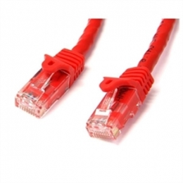 StarTech N6PATCH3RD 3ft Cat6 Patch Cable with Snagless RJ45 Connectors Red RTL [Item Discontinued]