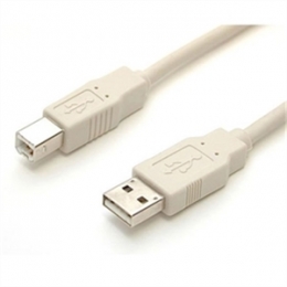 StarTech USBFAB_3 3 ft Beige A to B USB 2.0 Cable M M Retail [Item Discontinued]