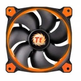 Thermaltake Fan CL-F039-PL14OR-A Riing 14 LED Orange 140x140x25mm 1400RPM LNC [Item Discontinued]