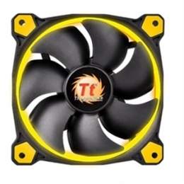 Thermaltake Fan CL-F039-PL14YL-A Riing 14 LED Yellow 140x140x25mm 1400RPM LNC [Item Discontinued]