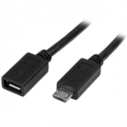 StarTech Cable UUSBUBEXT50CM 0.5m Micro-USB Extension Cable M/F Retail [Item Discontinued]