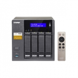 QNAP NAS TS-453A-4G-US 4-Bay Celeron N3150 QC 4GB DDR3l SATA 4xHDMI Retail [Item Discontinued]