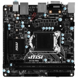 MSI Motherboard H110I PRO Core i7/i5/i3 H110 LGA1151 32GB DDR4 SATA PCI Express USB Mini-ITX Retail [Item Discontinued]
