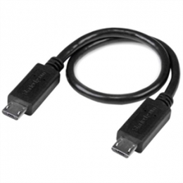 StarTech Cable UUUSBOTG8IN USB OTG Cable Micro USB to Micro USB M M 8in Retail [Item Discontinued]