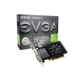 eVGA 02G-P3-2713-KR GeForce GT 710 2G DDR3 PCIE Single Slot LP DVI-I HDMI VGA [Item Discontinued]
