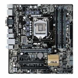 Asus Motherboard Q170M-C CSM C SI S1151 Q170 DDR4 PCIE SATA USB uATX Retail [Item Discontinued]