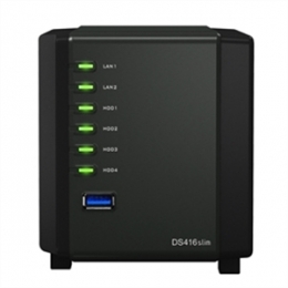 Synology NAS DS416slim DiskStation Marvell Armada 88F6820 Dual-Core Retail [Item Discontinued]