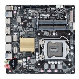 Asus Motherboard H110T CSM S1151 H110 DDR4 SATA USB 3.0 Thin Mini-ITX Retail [Item Discontinued]