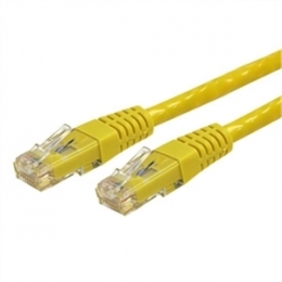 StarTech Cable C6PATCH8YL 8ft Cat6 Molded RJ45 UTP GbE M M Yellow Retail [Item Discontinued]