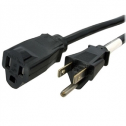 StarTech Cable PAC10125 25 feet Power Cord Extension NEMA 5-15R to NEMA 5-15P Retail [Item Discontinued]