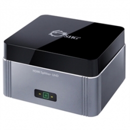 SIIG Accessory CE-H22K12-S1 Premium 2-Port HDMI Splitter with EDID - 4Kx2K 60Hz Brown Box [Item Discontinued]