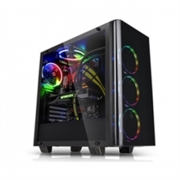 Thermaltake Case CA-1I3-00M1WN-00 View 21 Tempered Glass Mid-Tower Black Retail [Item Discontinued]