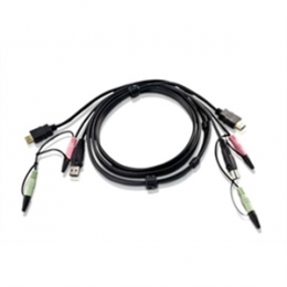 Aten Cable 2L7D02UH 6feet USB HDMI KVM Cable USB Type-A Male/Male Retail [Item Discontinued]