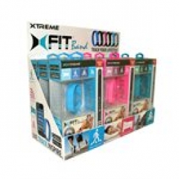 XTREME XFIT - FITBAND ACTIVITY TRACKER - COUNTERTOP DISPLAY (9PCS) [Item Discontinued]