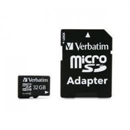 microSDHC Class 10 w/Adapter 32GB [Item Discontinued]