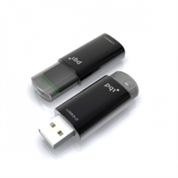 PQI Storage 6232-064GR102A Clicker USB3.0 SuperSpeed Pen Drive 64GB LED Indicator Retail [Item Discontinued]