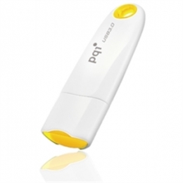 PQI Memory Flash 6233-032GR1002 Walle USB 3.0 SuperSpeed Flash Drive 32GB Yellow LED Retail [Item Discontinued]