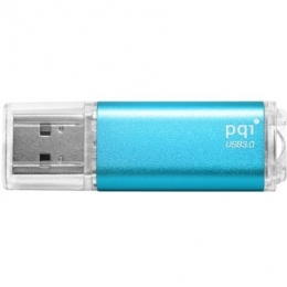 PQI Memory Flash 627V-008GR2004 U273V USB3.0 Flash Drive 8GB Sky Blue LED Indicator Retail [Item Discontinued]