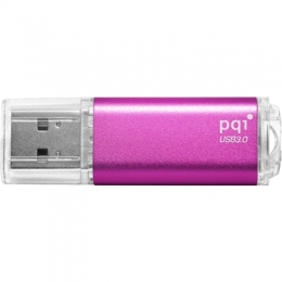 PQI Memory Flash 627V-008GR5004 U273V USB3.0 Flash Drive 8GB Purple LED Indicator Retail [Item Discontinued]