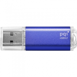 PQI Memory Flash 627V-008GR7XXX U273V USB3.0 Flash Drive 8GB Deep Blue LED Indicator Retail [Item Discontinued]