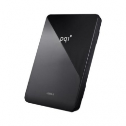PQI HDD 6568-001TR101A H568V Portable USB3.0 External HDD 1TB Black Retail [Item Discontinued]