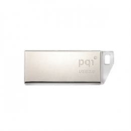 PQI Memory Flash 6821-016GR2002 U821V USB3.0 Compact Flash Drive 16GB Silver LED Retail [Item Discontinued]