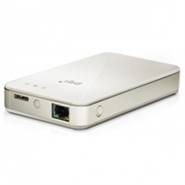 PQI Network 6W31-001TR2002 Air Bank Wifi Portable Cloud 802.11n 1TB USB3.0 RJ-45 White Retail [Item Discontinued]