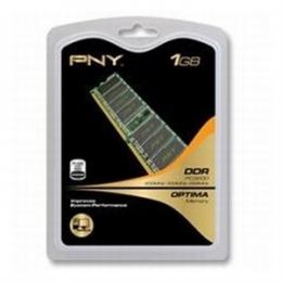 PNY ME 1GB DDR 400MHz PC-3200 184-pin DIMM Desktop Memory [Item Discontinued]