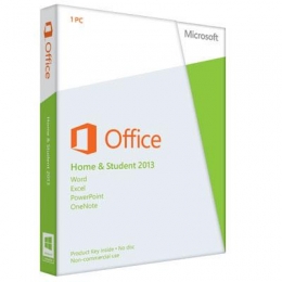 Microsoft Office 2013 Home & Student Medialess PKC [Item Discontinued]
