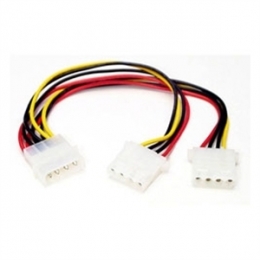 StarTech Cable PYO2L LP4 to 2x LP4 Power Y Splitter Cable M/F Retail [Item Discontinued]