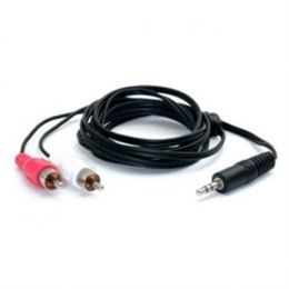 StarTech Cable MU6MMRCA 6feet Stereo Audio Cable 3.5mm Male to 2xRCA Male Retail [Item Discontinued]