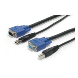 StarTech Cable SVUSB2N1_10 10 feet 2-in-1 Universal USB KVM Cable Retail [Item Discontinued]