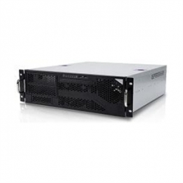 In-Win Case Rackmount R300-00-S500 3U Entry Level 500W PS 2/1/(5) Bays No Backplane /HD Tray [Item Discontinued]