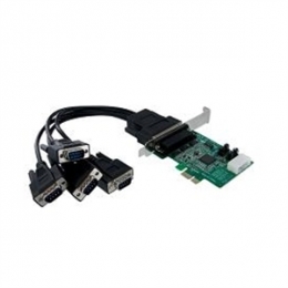 StarTech IO PEX4S952 4Port Native PCI-E RS232 Serial Adapter Card with 16950 Retail [Item Discontinued]