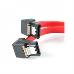 StarTech Cable LSATA18RA2 18inch Right Angle Latching SATA Serial ATA M/M Retail [Item Discontinued]