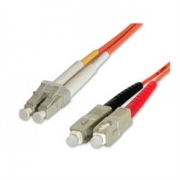 StarTech Cable 50FIBLCSC2 2m Multimode 50/125 Duplex Fiber Patch Cable LC-SC Retail [Item Discontinued]