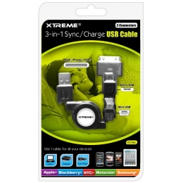 3-IN-1 RETRACTABLE SYNC & CHARGE USB CABLE [Item Discontinued]