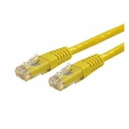 StarTech C6PATCH1YL 1ft Yellow Molded Cat6 UTP Patch Cable ETL Verified Retail [Item Discontinued]