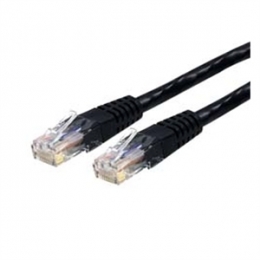StarTech C6PATCH2BK 2 ft Black Molded Cat6 UTP Patch Cable ETL Verified Retail [Item Discontinued]