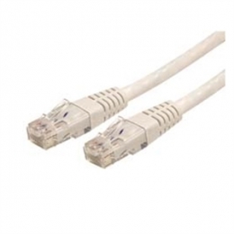 StarTech C6PATCH6WH 6 ft White Molded Cat6 UTP Patch Cable ETL Verified Retail [Item Discontinued]