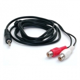 StarTech MU1MFRCA 6ft Stereo Audio Cable 3.5mm Male to 2x RCA Female Retail [Item Discontinued]