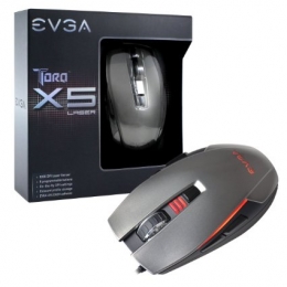 EVGA Mouse 901-X1-1051-KR TORQ X5L 8200dpi 1000Hz Laser USB Retail [Item Discontinued]