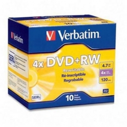 DVD+RW 4.7GB 4X 10pk Slim [Item Discontinued]