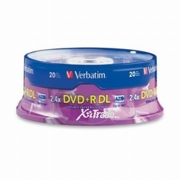 DVD+R DL 8.5G 2.4X Branded 20p [Item Discontinued]