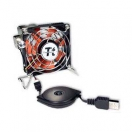 Thermaltake Accessory A1888 Mobile Fan II 80x80x25mm USB Power External [Item Discontinued]